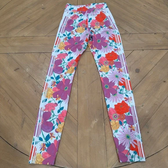 LoveShackFancy Bogner Fire and Ice Floral Leggings XS - Picture 8 of 10